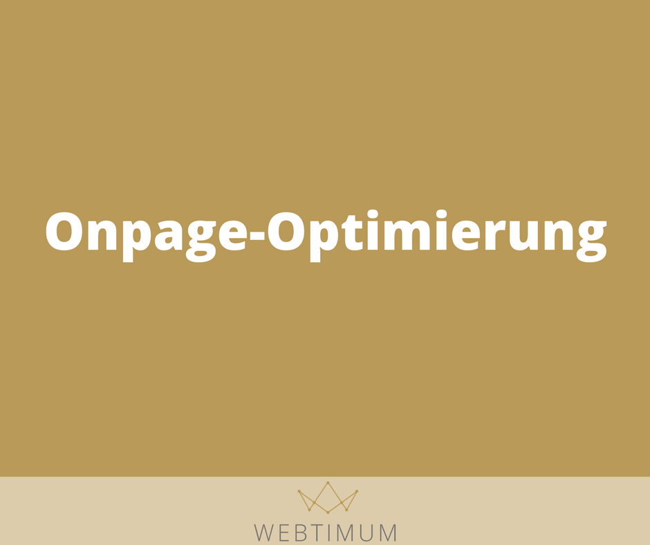 Onpage-Optimierung