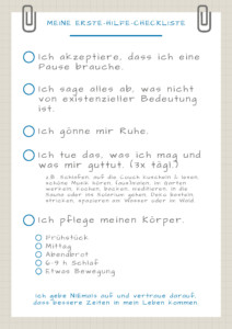 Erste-Hilfe-Checkliste • WEBTIMUM