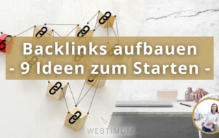 Backlinks aufbauen - 9 Ideen zum Starten